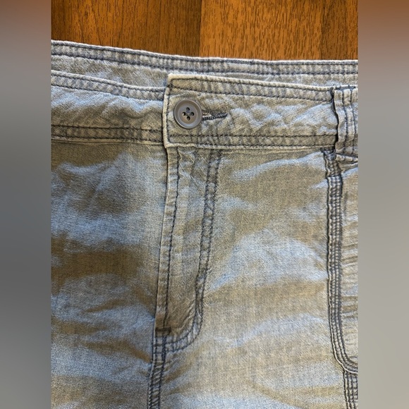 St. John's Bay Gray Cargo Shorts Relaxed Fit - Picture 4 of 10